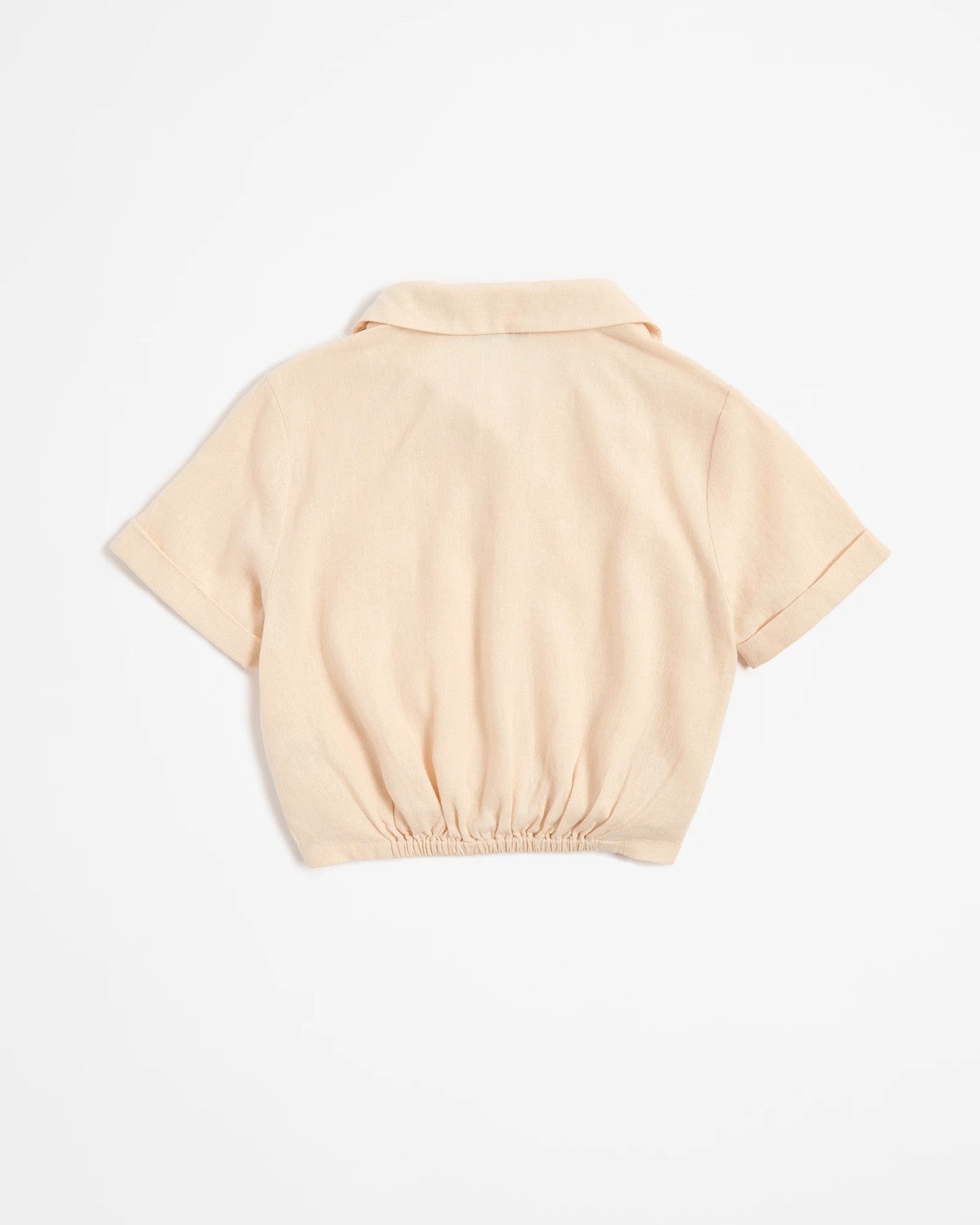 Girls Linen knot top size 8.