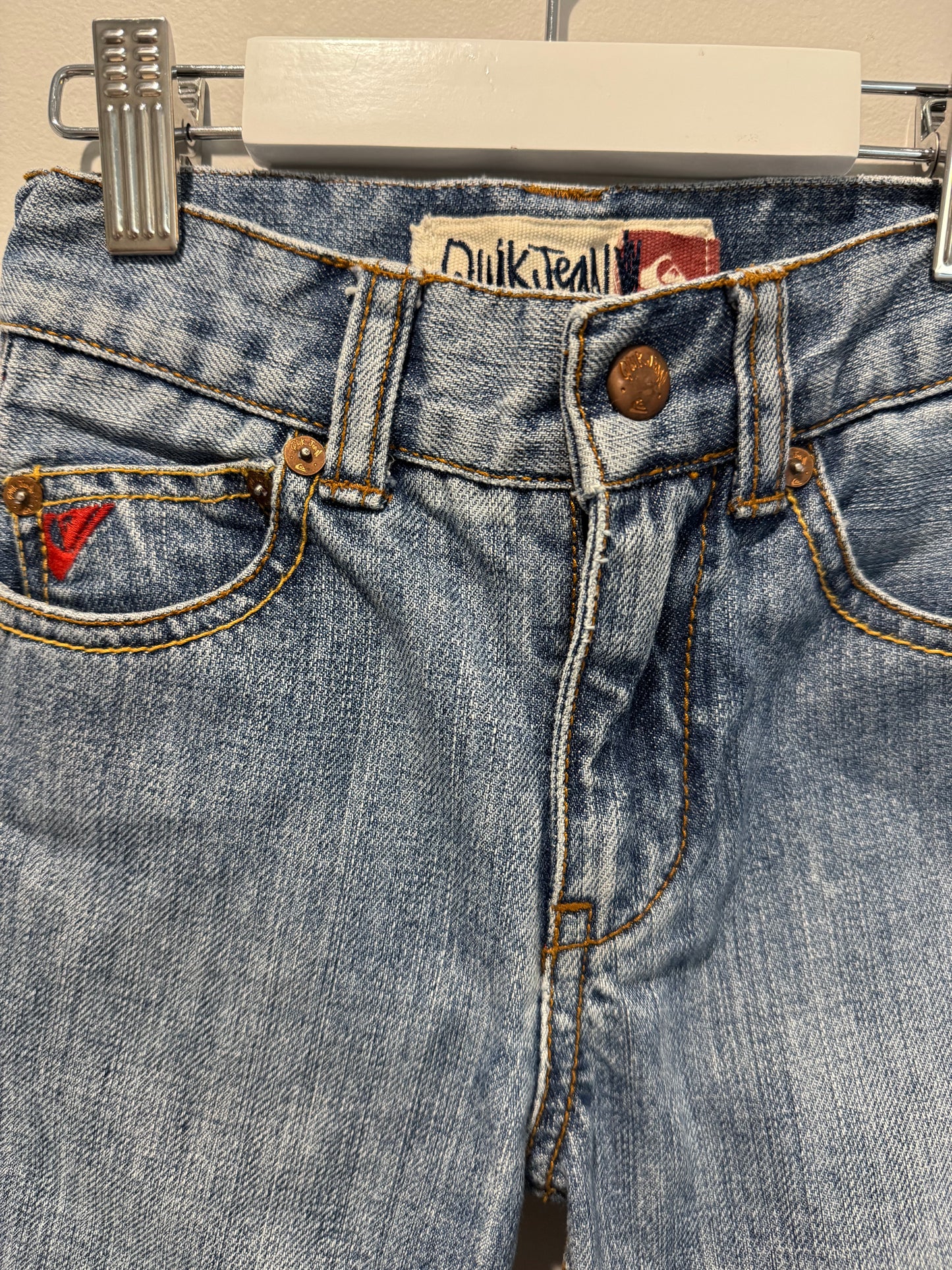 Quiksilver Kids’ Straight Leg Blue Denim Jeans – Size 5