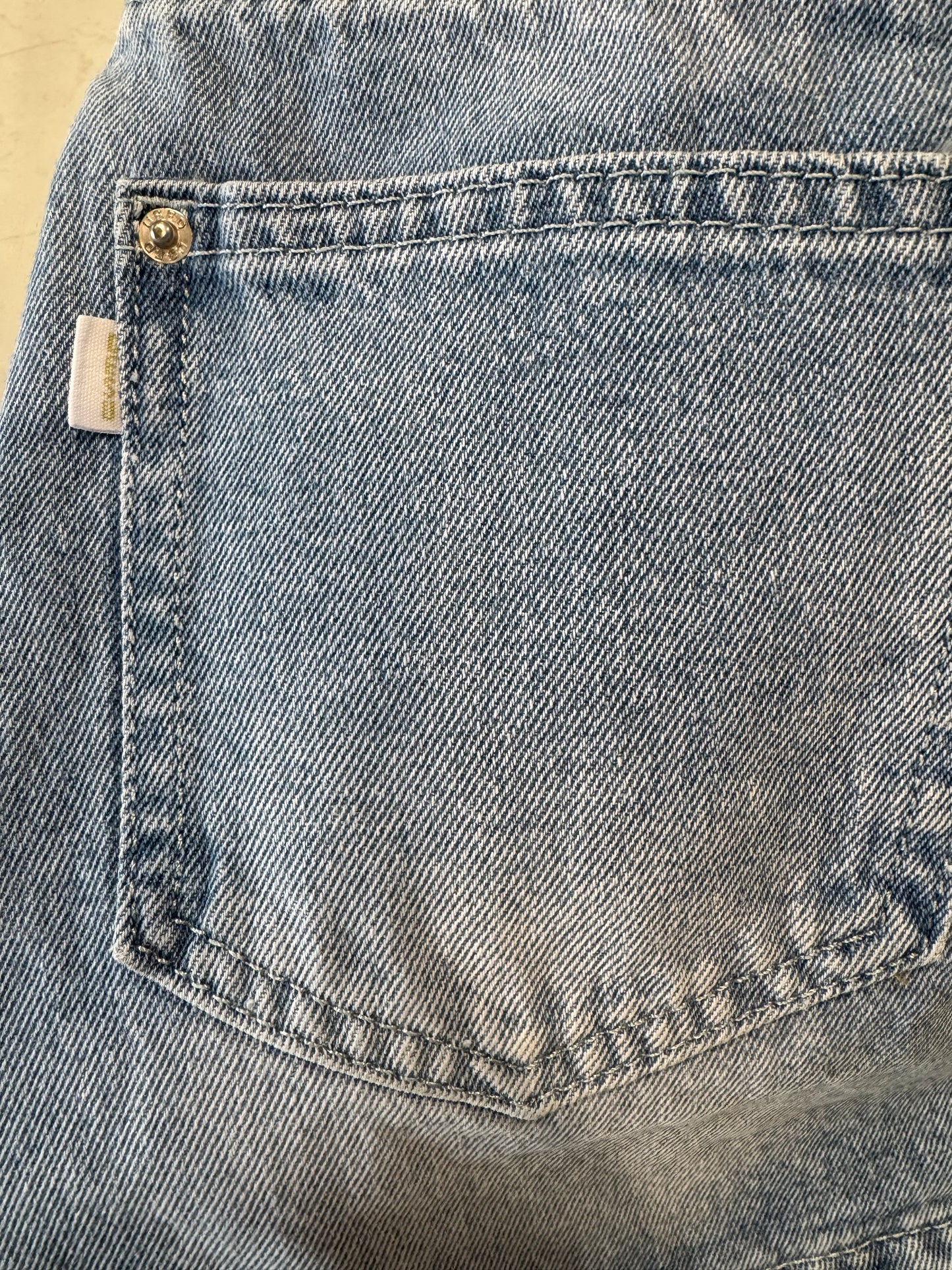 DESU - light wash denim skirt