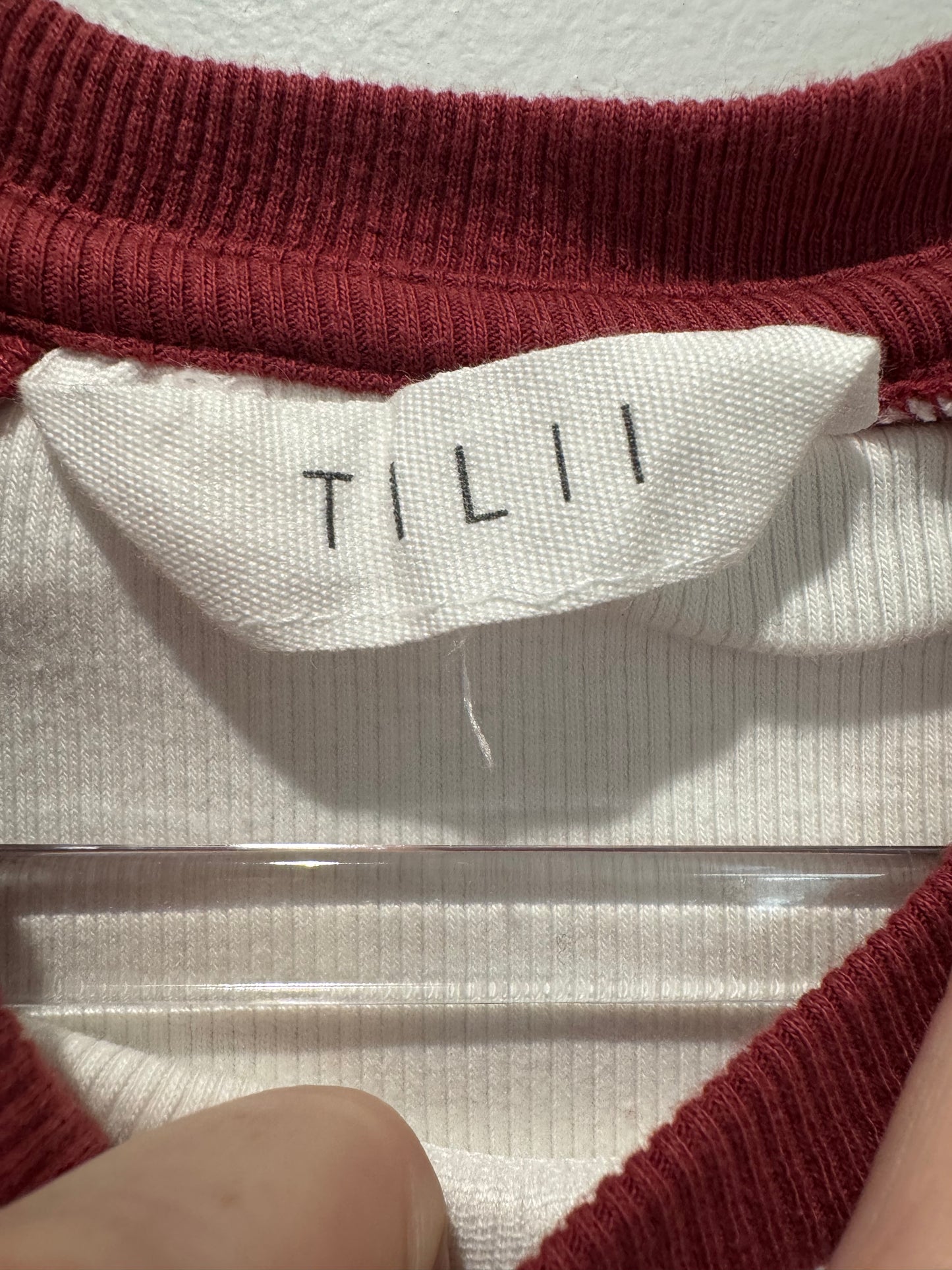 TILII Cherry Long Sleeve Top – Approx Size 12 / XS