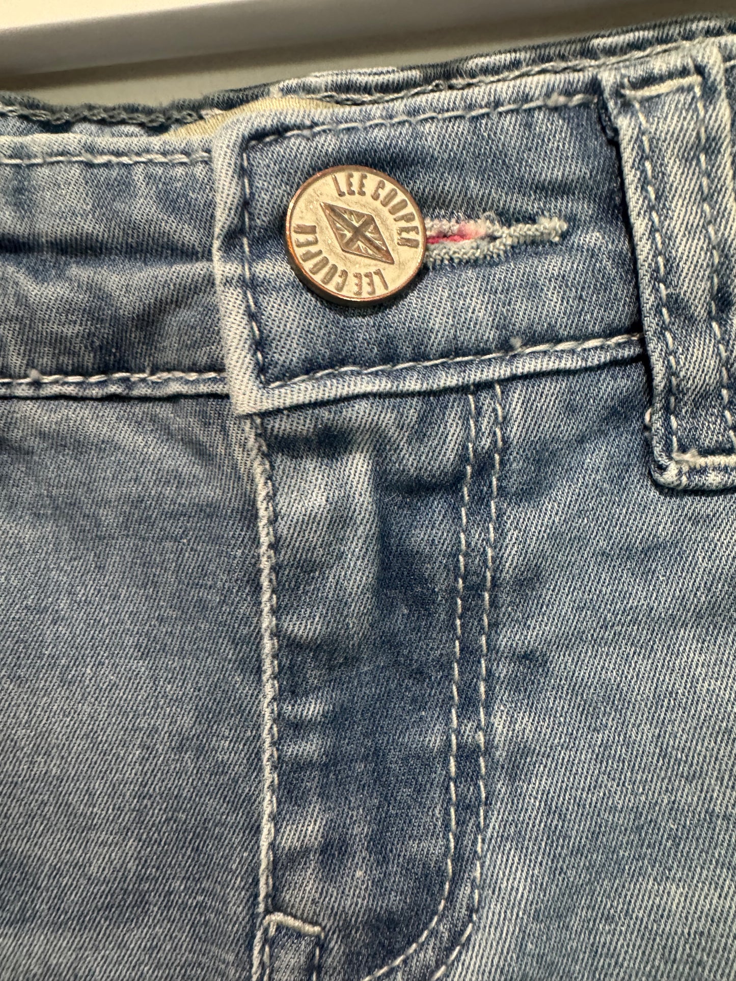 Lee Cooper Girls Embroidered Denim Jeans - Size 6Y