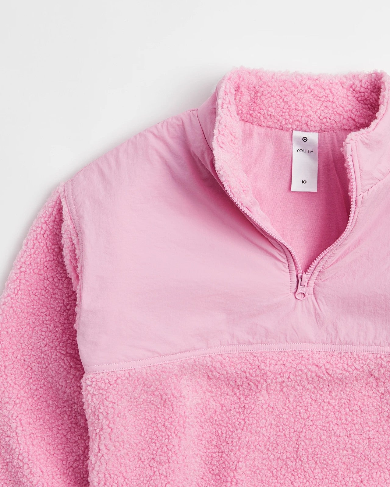 Qrt Zip sliced teddy jumper - Girls 12