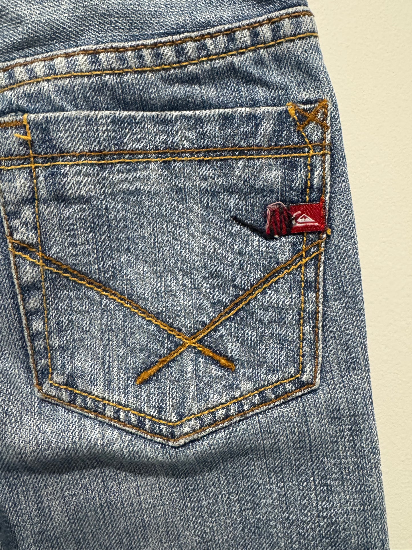 Quiksilver Kids’ Straight Leg Blue Denim Jeans – Size 5
