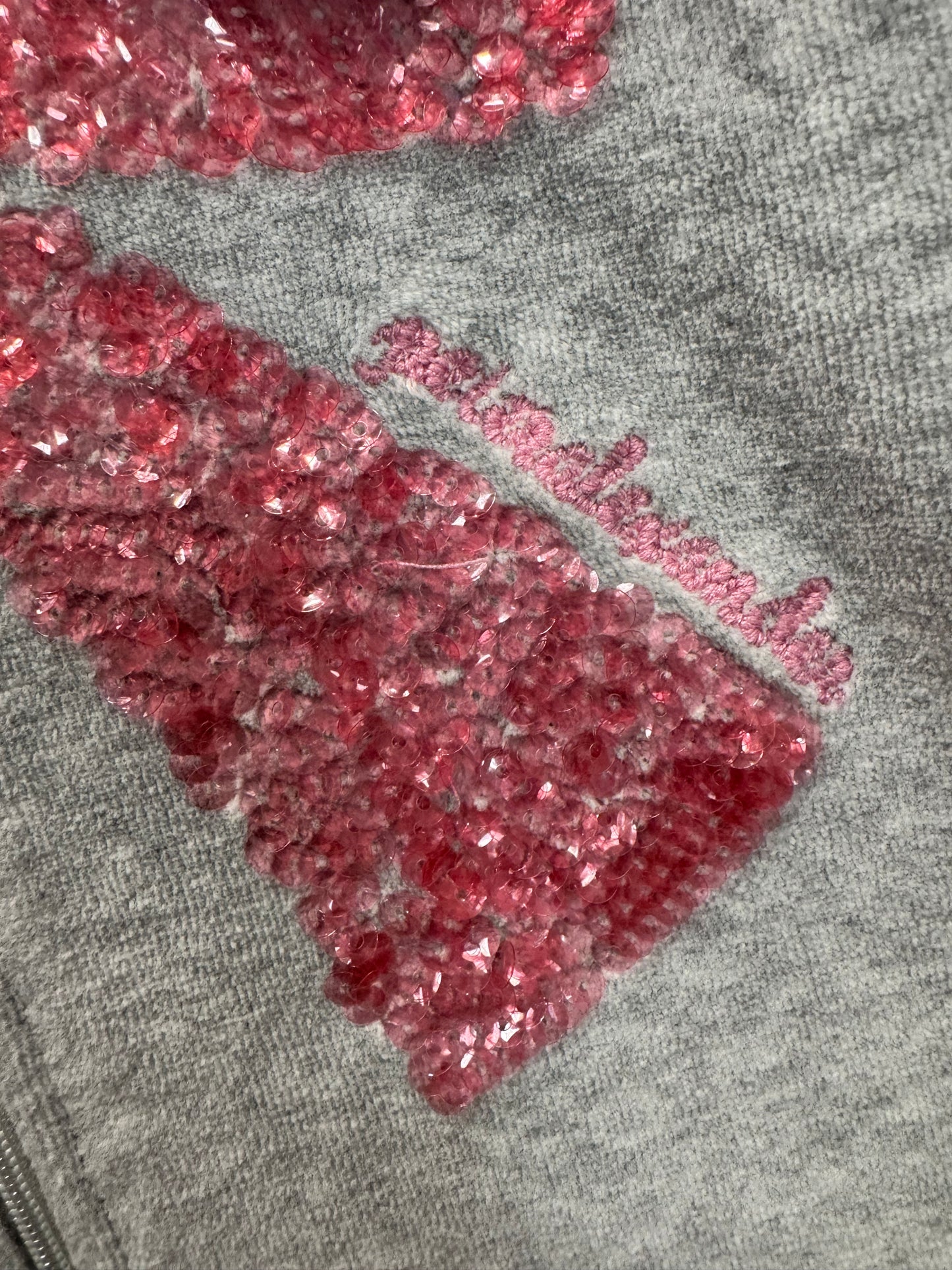 Peter Alexander Kids Grey Velour Hoodie - Size 6