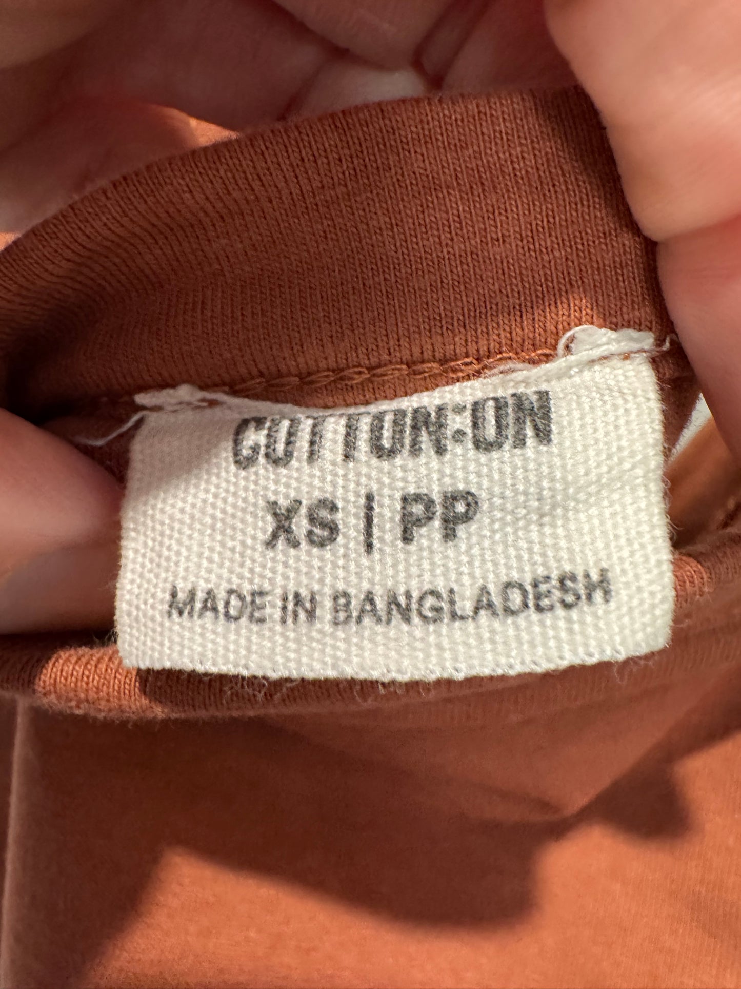 Cotton On Rust Crop Top XS