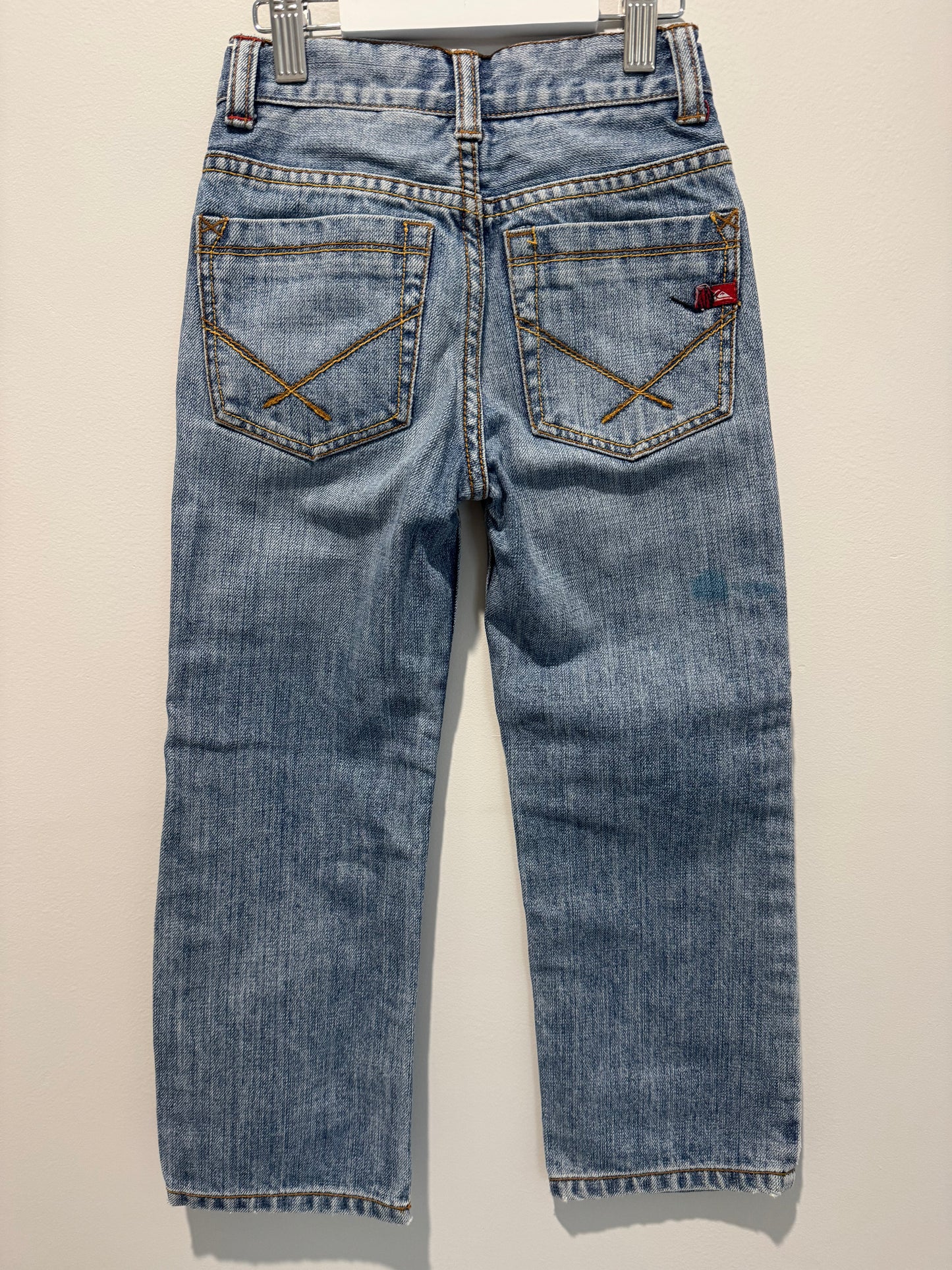 Quiksilver Kids’ Straight Leg Blue Denim Jeans – Size 5