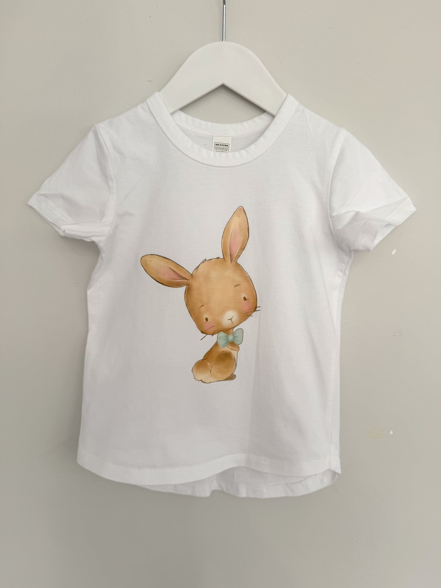 Adorable Bunny Tee – Size 4 (Australian Cotton)