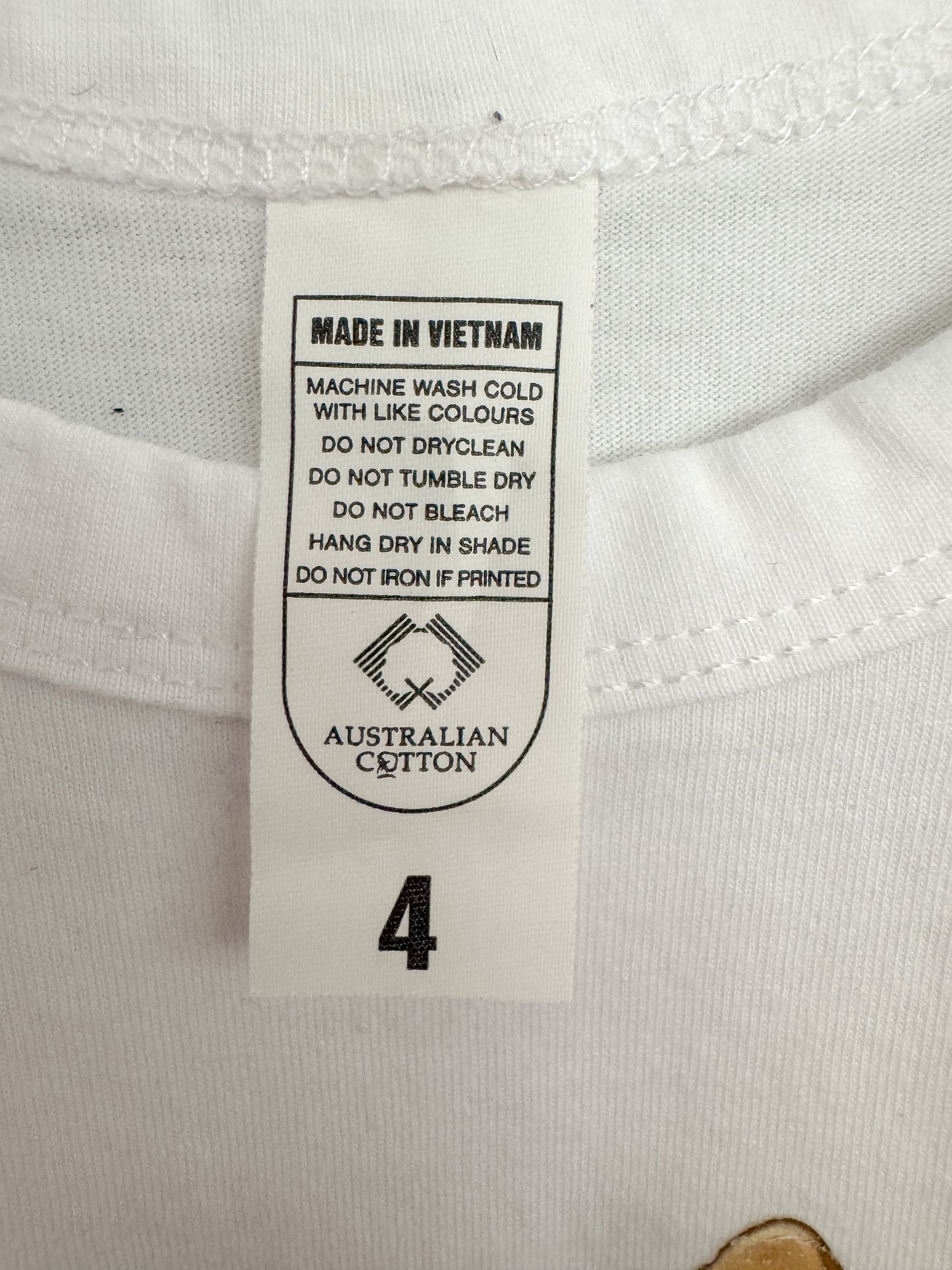 Adorable Bunny Tee – Size 4 (Australian Cotton)