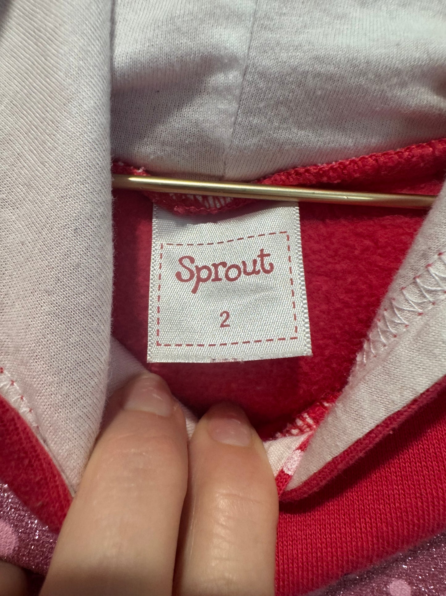 Sprout Butterfly Hoodie –Size 2