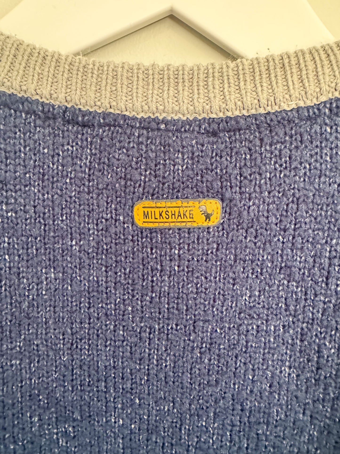 Milkshake Dinosaur Knit Jumper – Size 5
