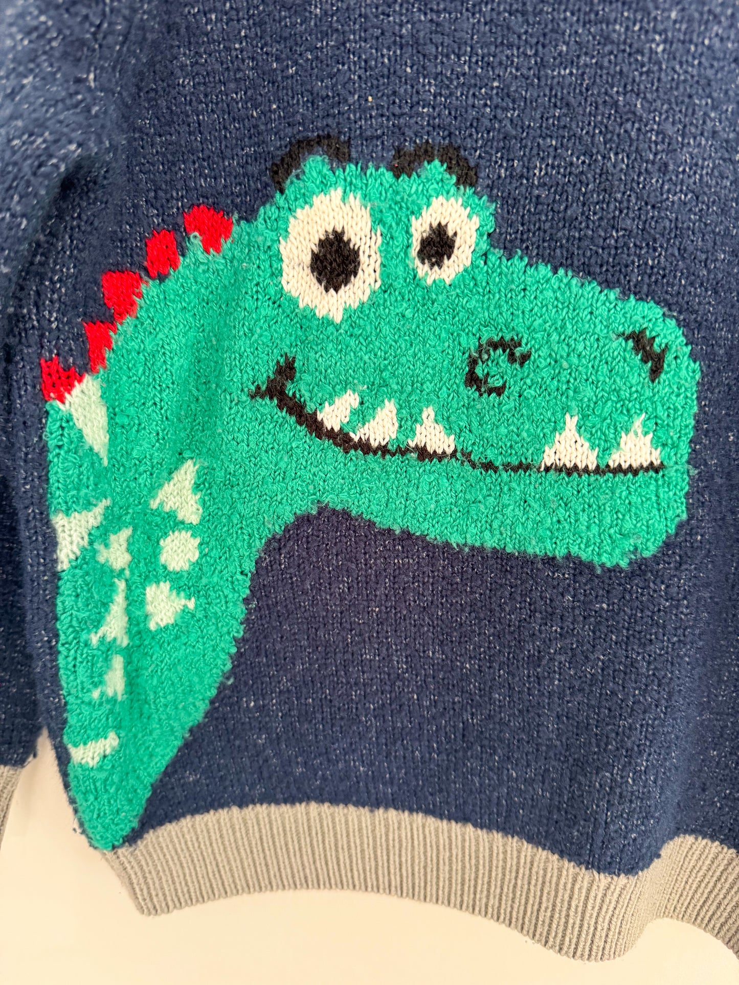 Milkshake Dinosaur Knit Jumper – Size 5
