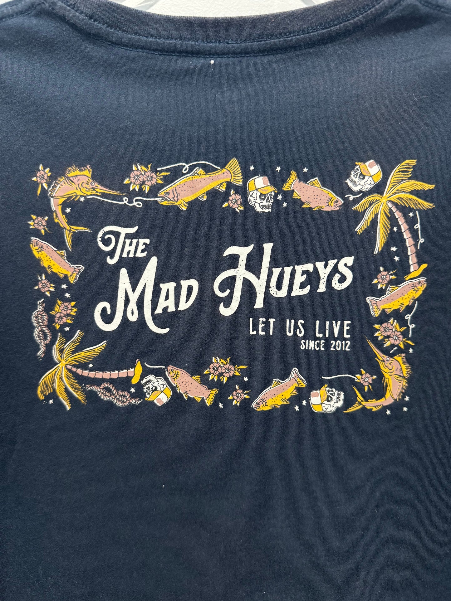 The Mad Hueys Navy Graphic Tee (Size 12)
