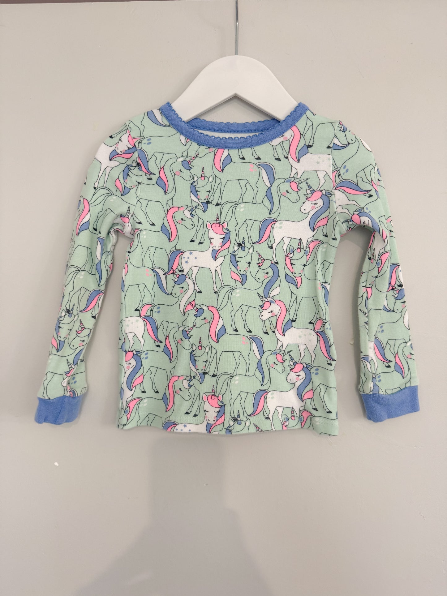 Unicorn Print Long Sleeve Top – Size 2-3
