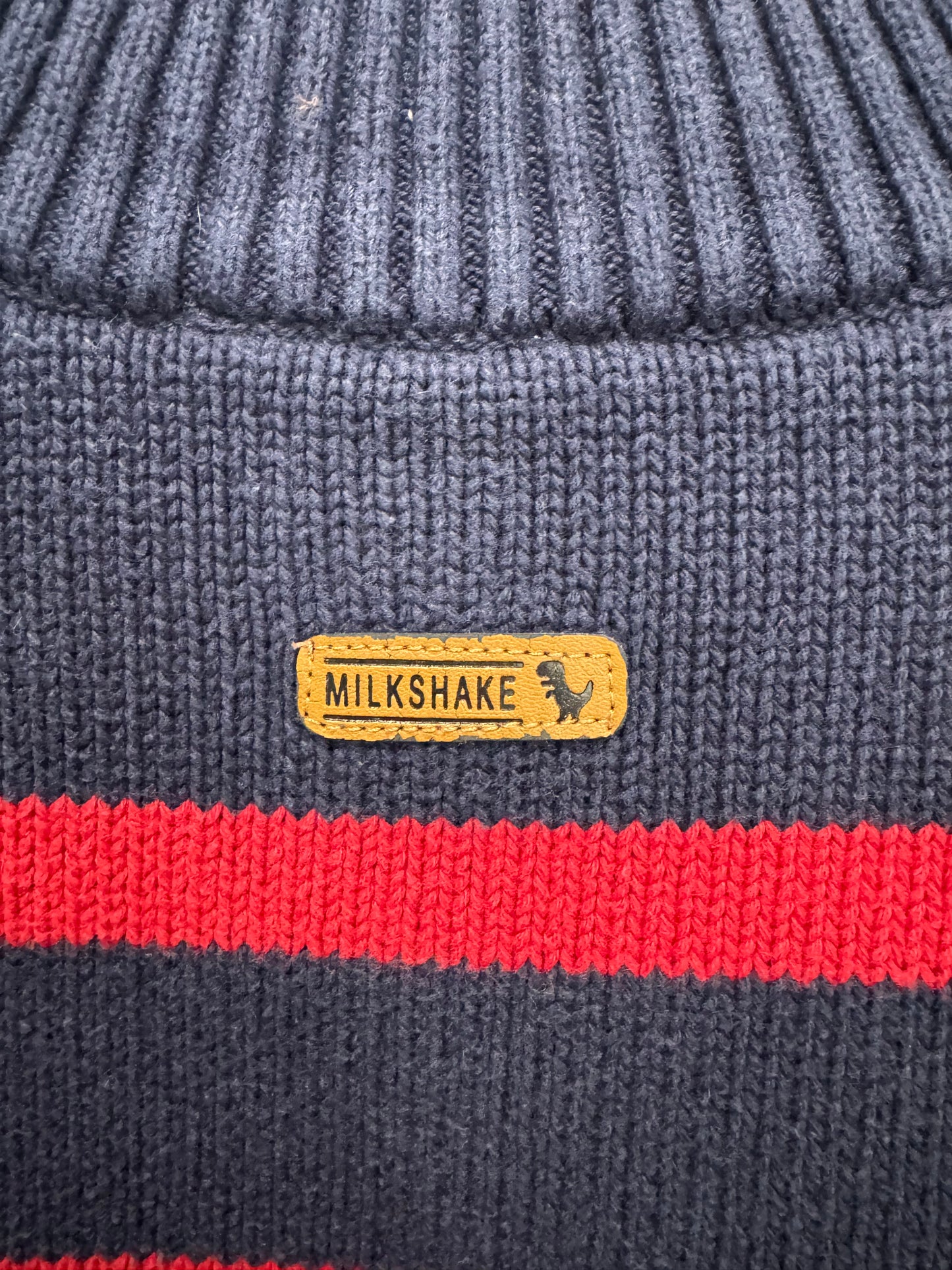 Milkshake Half-Zip Knit Jumper – Size 5