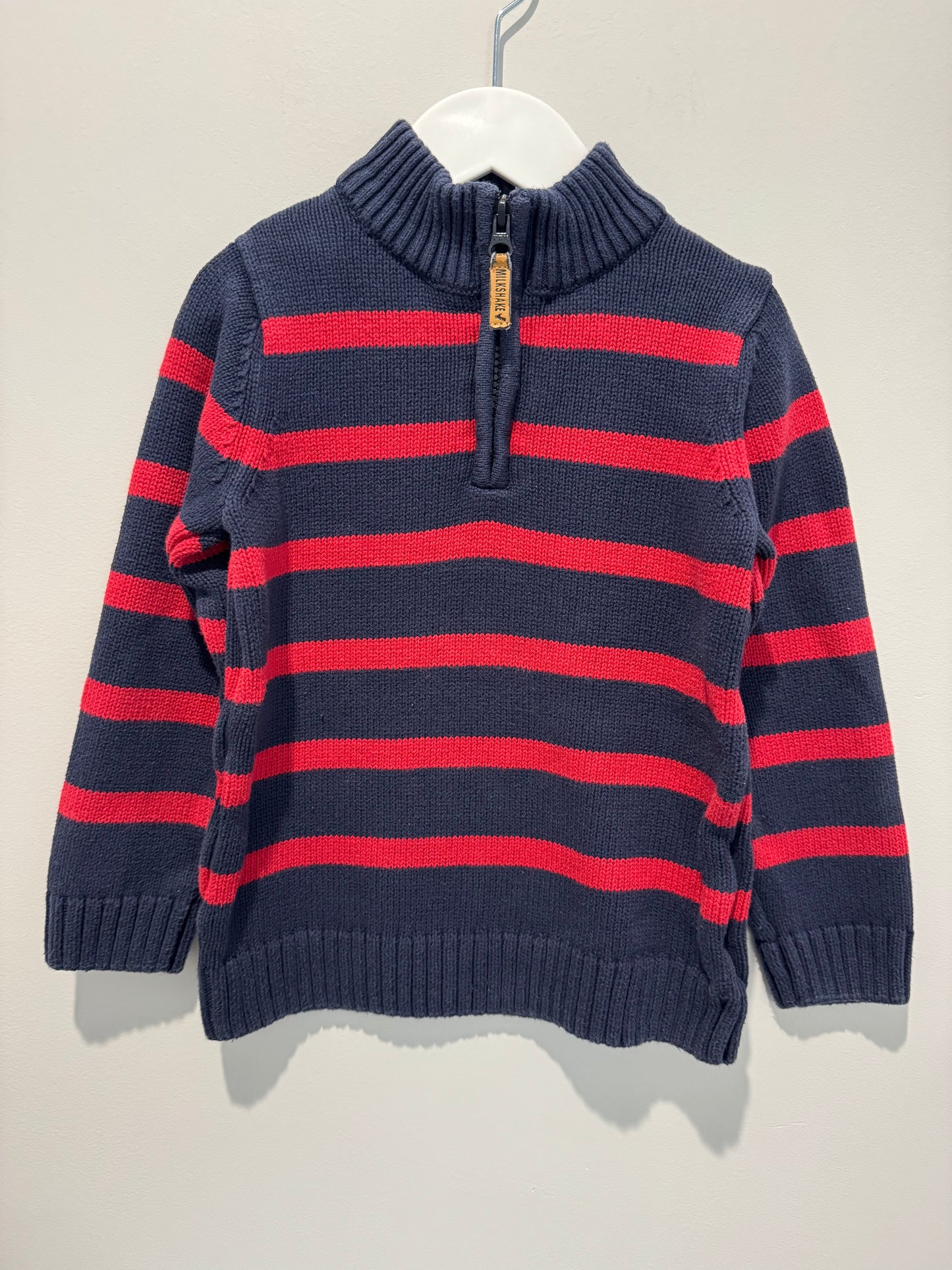 Milkshake Half-Zip Knit Jumper – Size 5