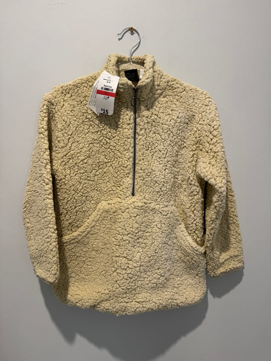 Tilt Cream Sherpa Fleece | Size 8