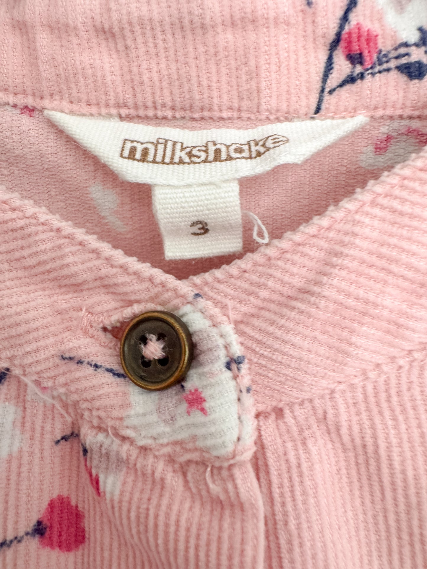 Milkshake Floral Cord Dress – Size 3