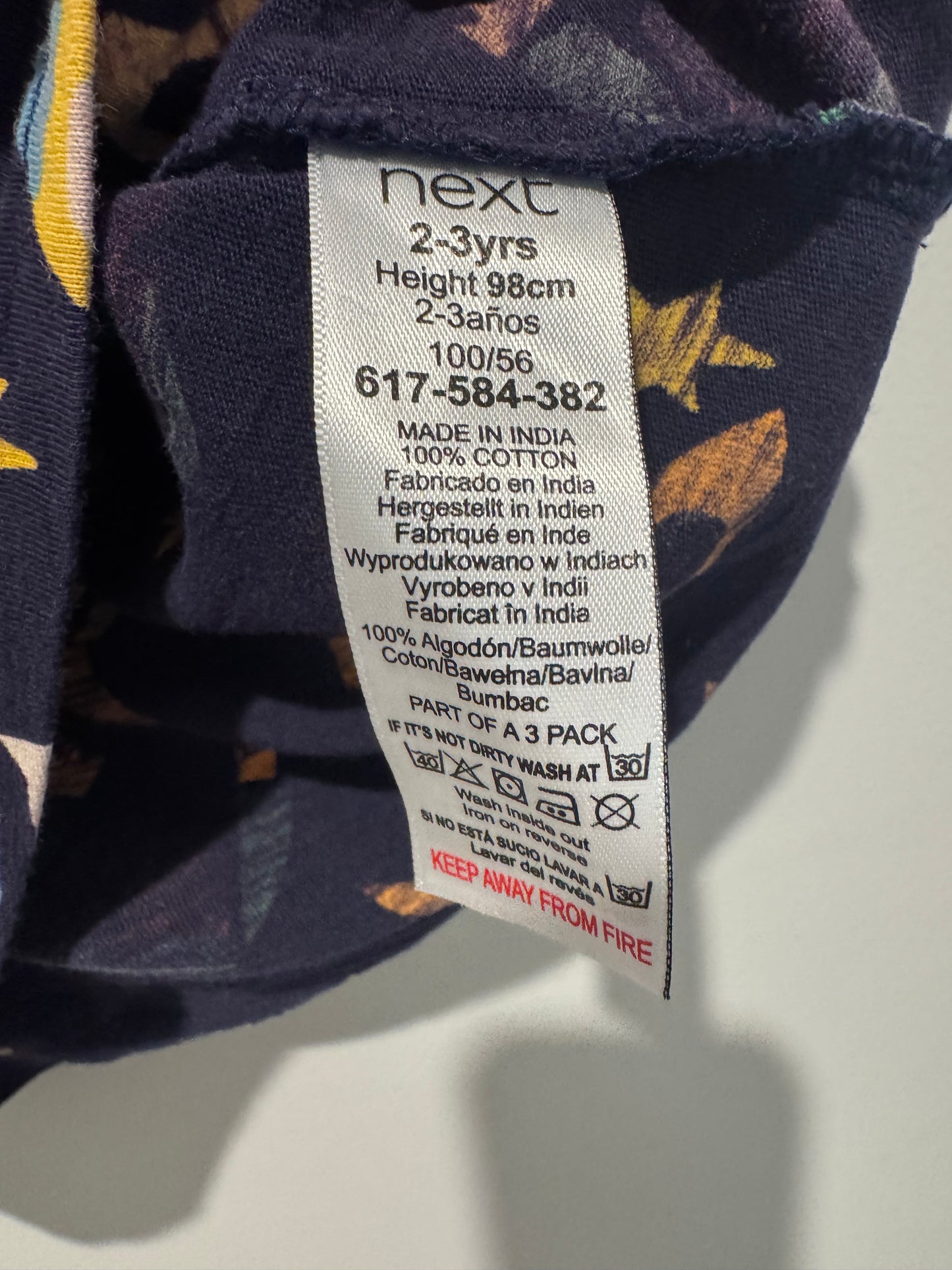 Next Boys Rocket tee-shirt 2-3yrs