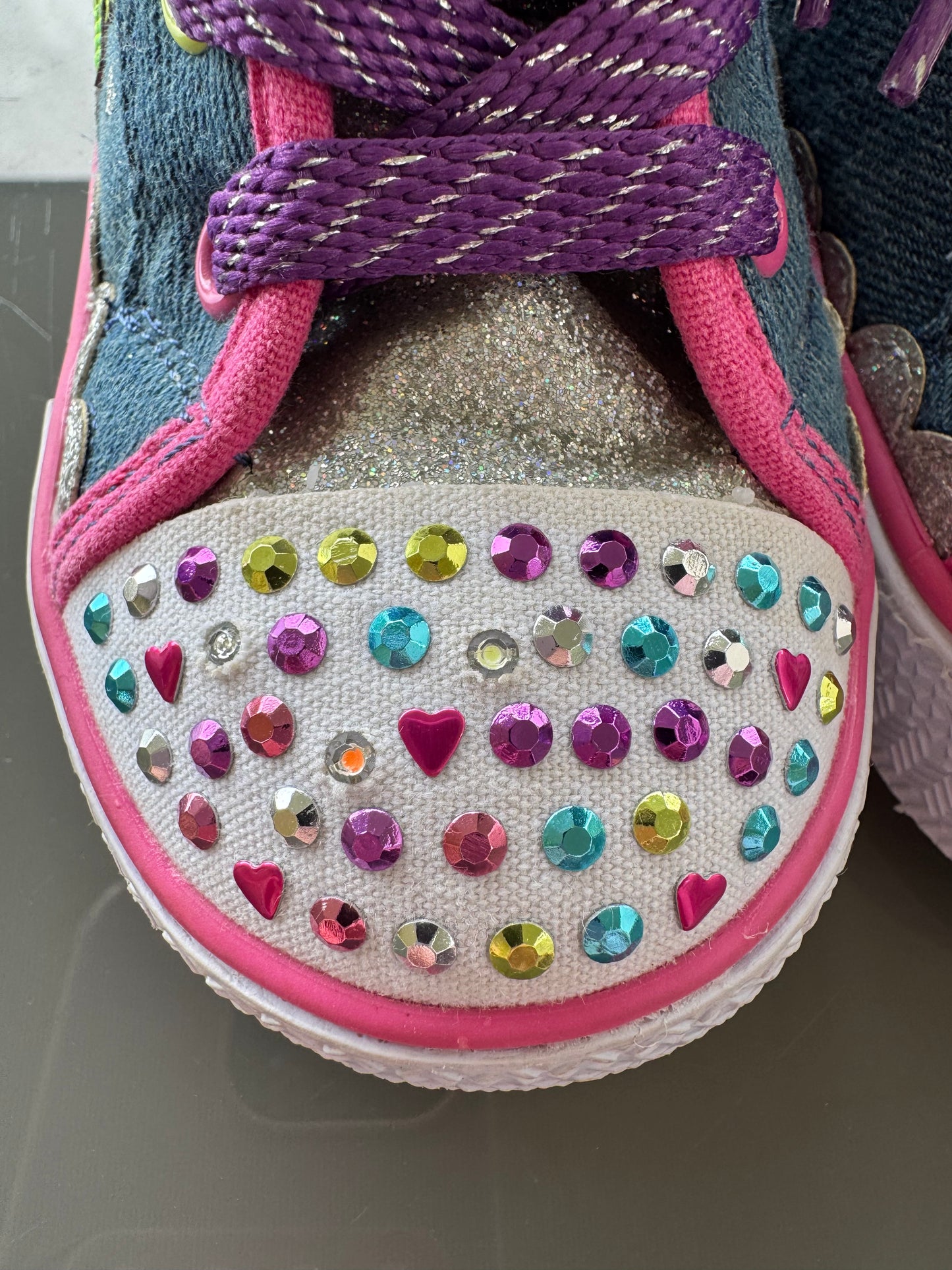Skechers Twinkle Toes Rainbow High-Tops – US 8 / EUR 24