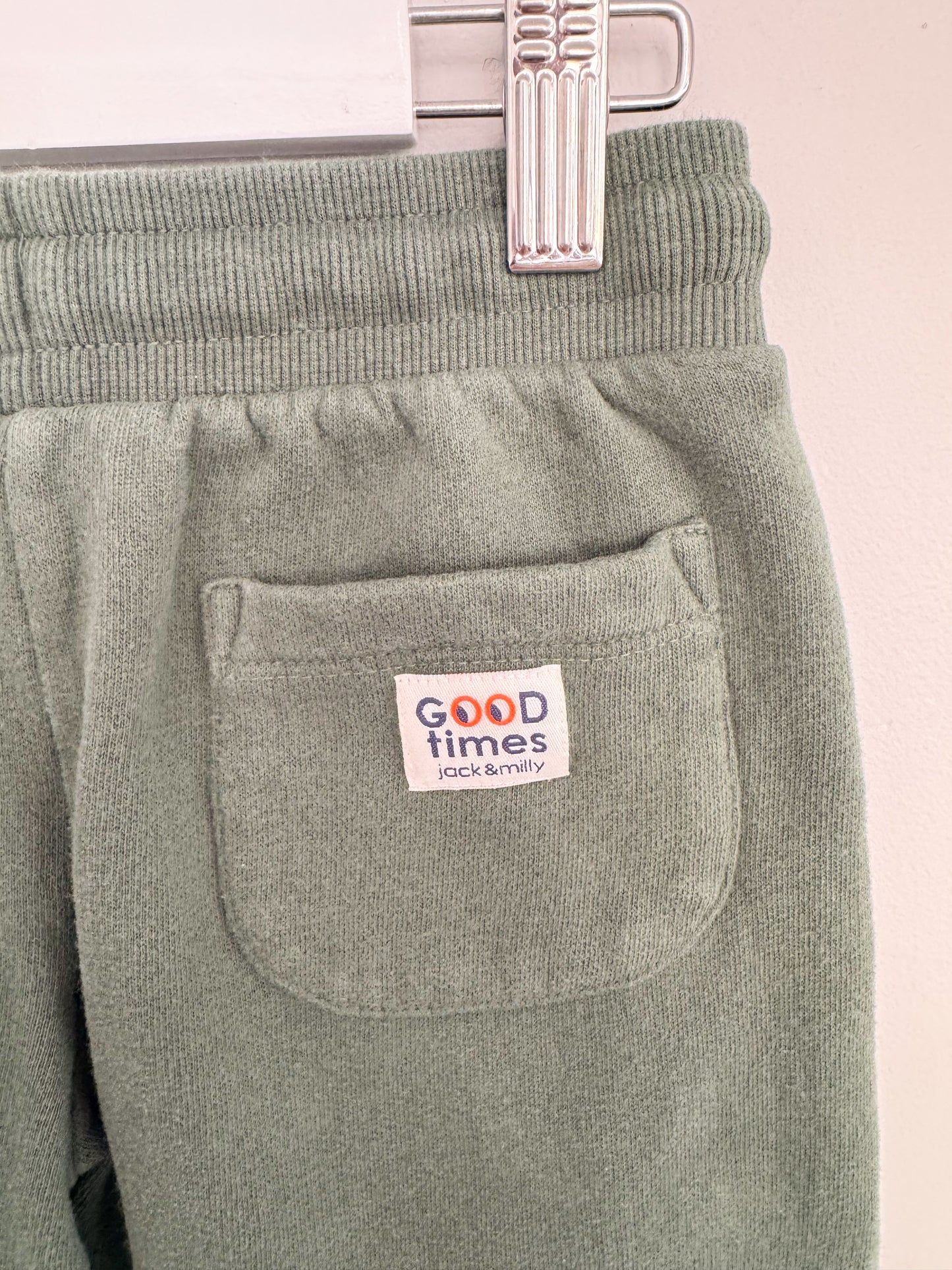 Jack & Milly Green Track Pants - Size 4