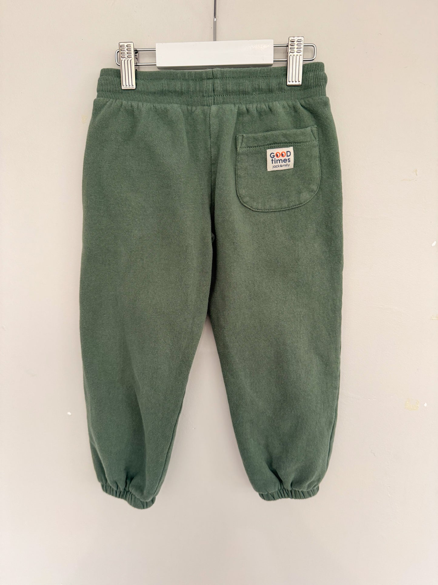 Jack & Milly Green Track Pants - Size 4