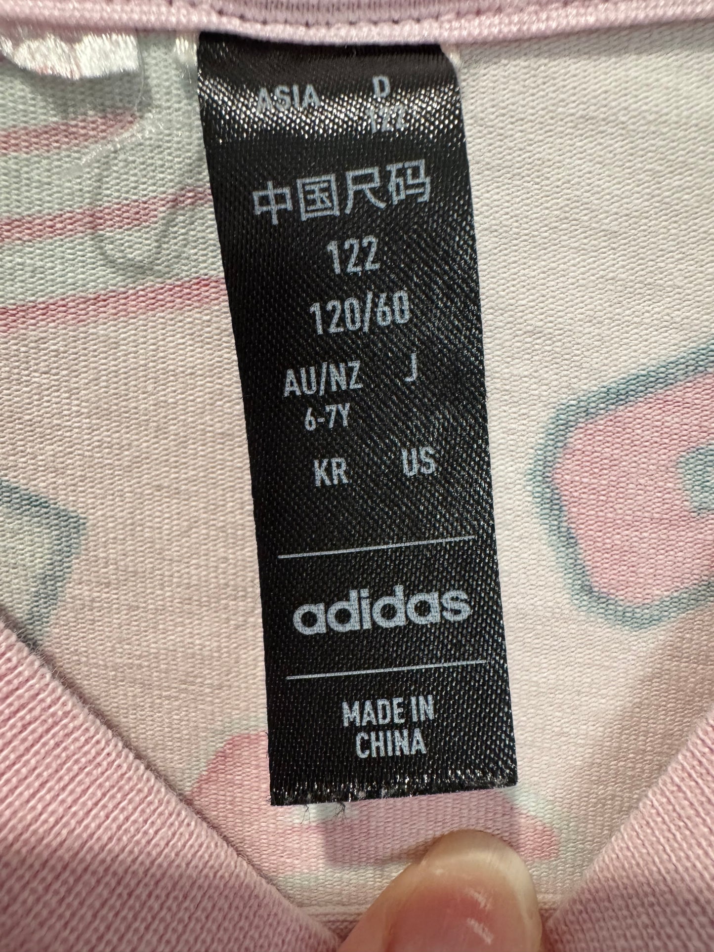 Adidas x Mickey Mouse Tee size 6-7yrs