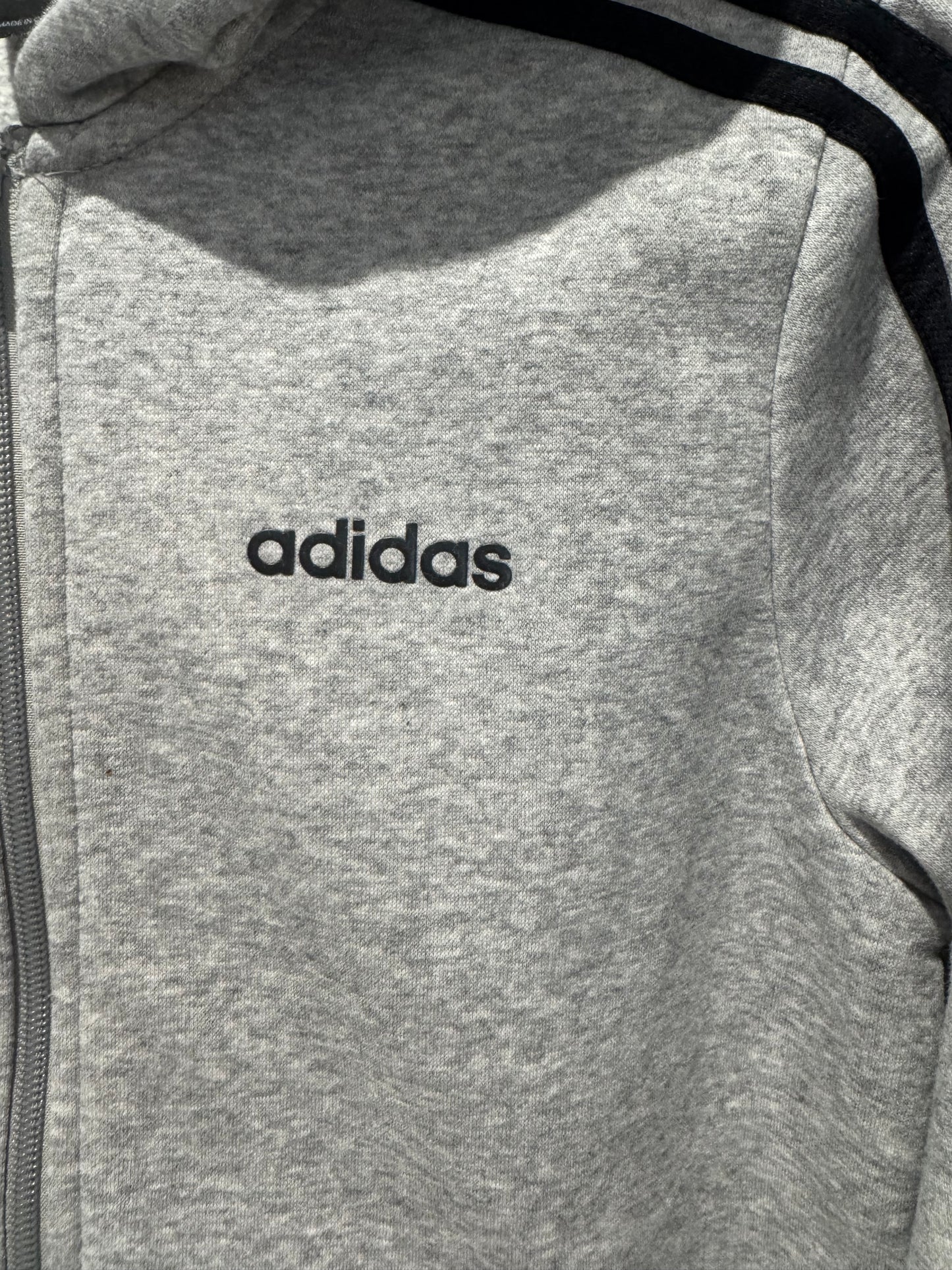 Adidas Full-Zip Hoodie – Youth 12–13Y
