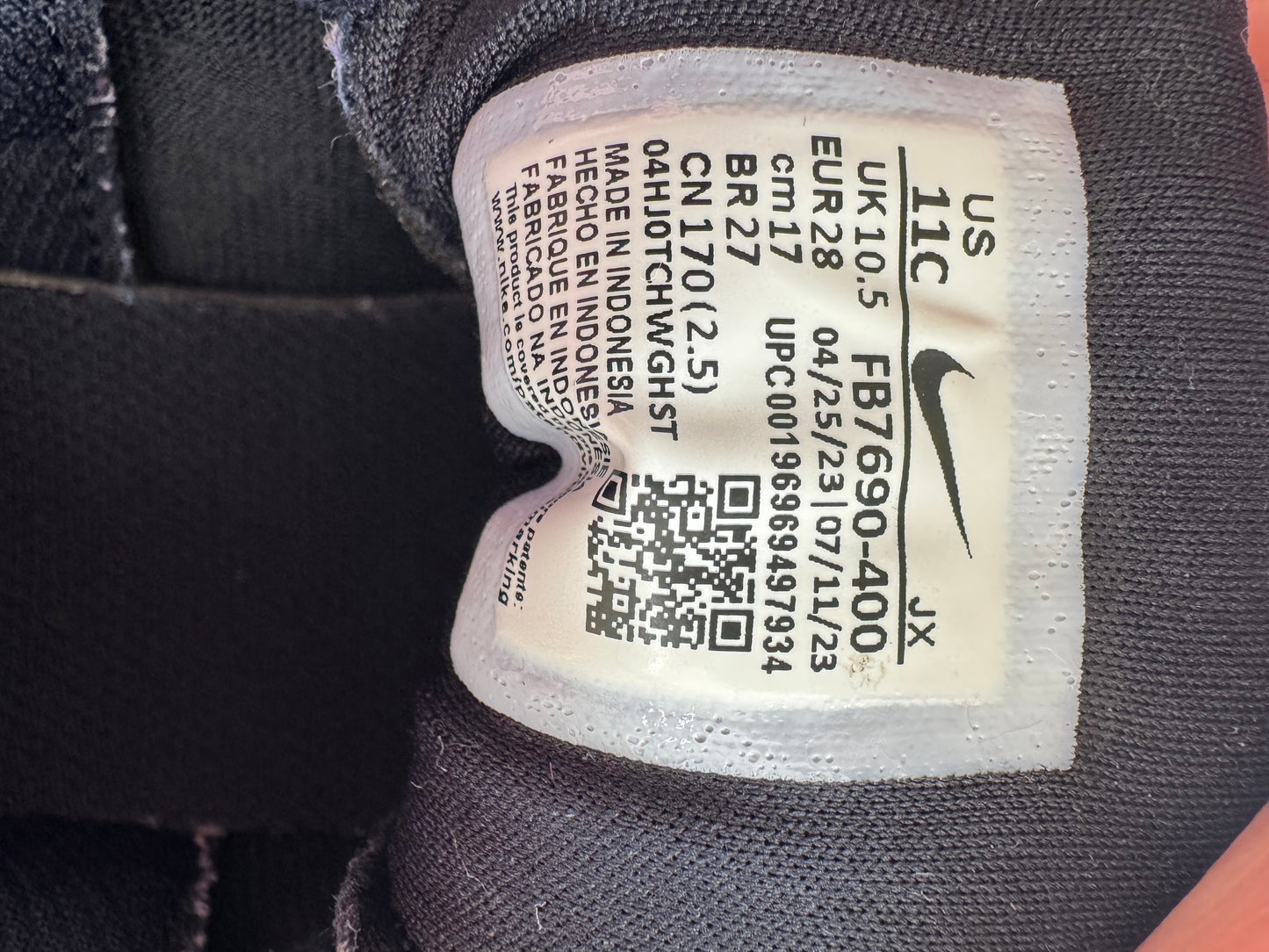 Nike Revolution 6 FlyEase Toddler Sneakers – US 11C