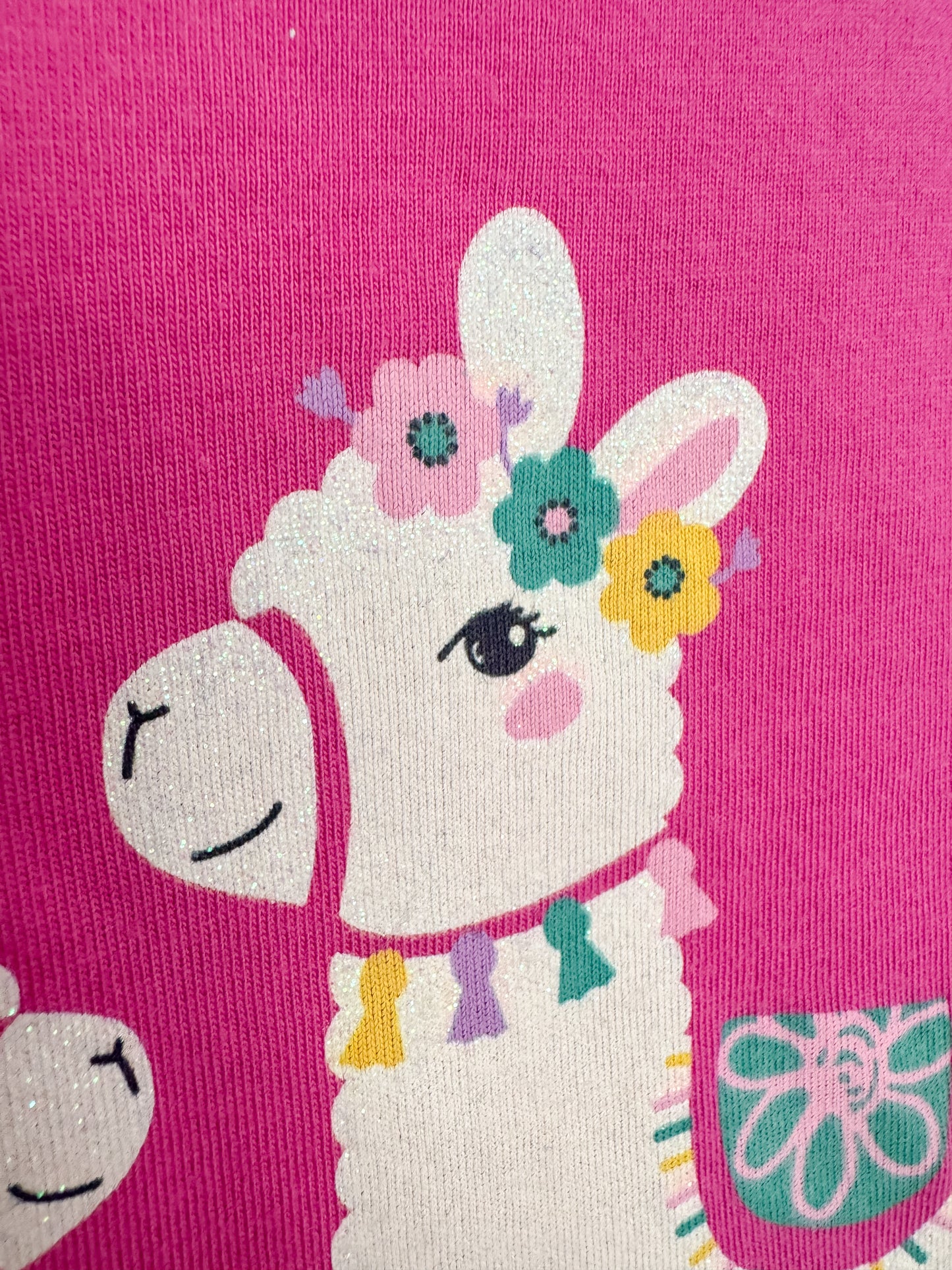 Milkshake Llama Long Sleeve Top – Size 7