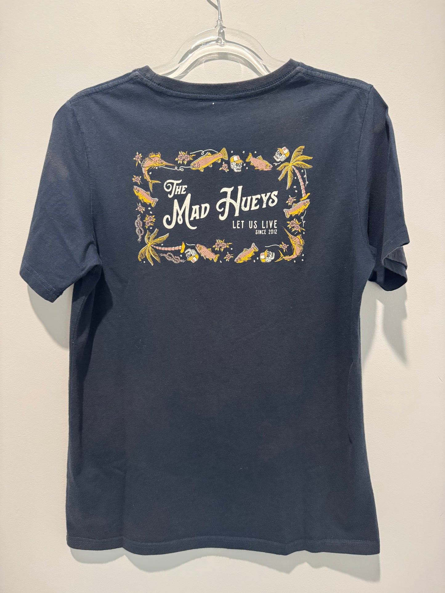 The Mad Hueys Navy Graphic Tee (Size 12)
