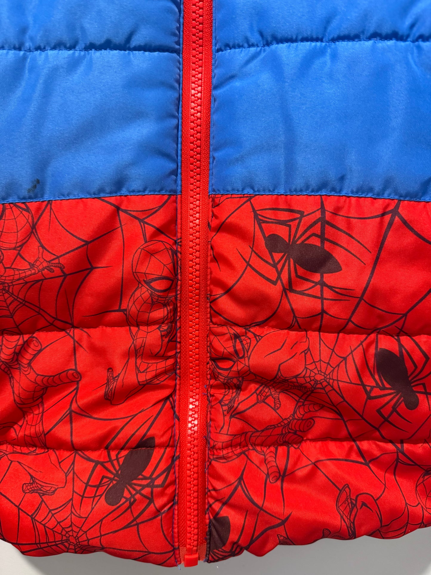 Marvel Spiderman Puffer Jacket – Size 4