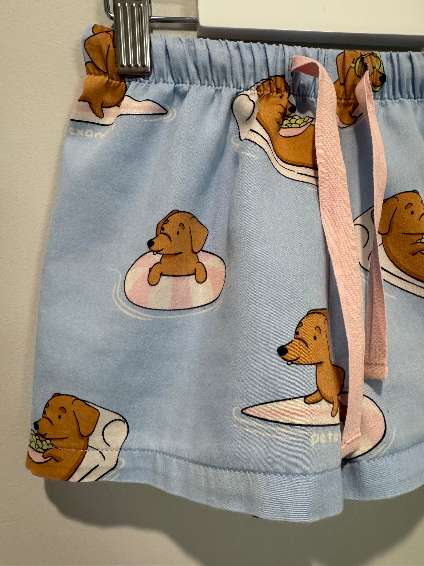 Peter Alexander Dog Print Girls’ Shorts – Size 3