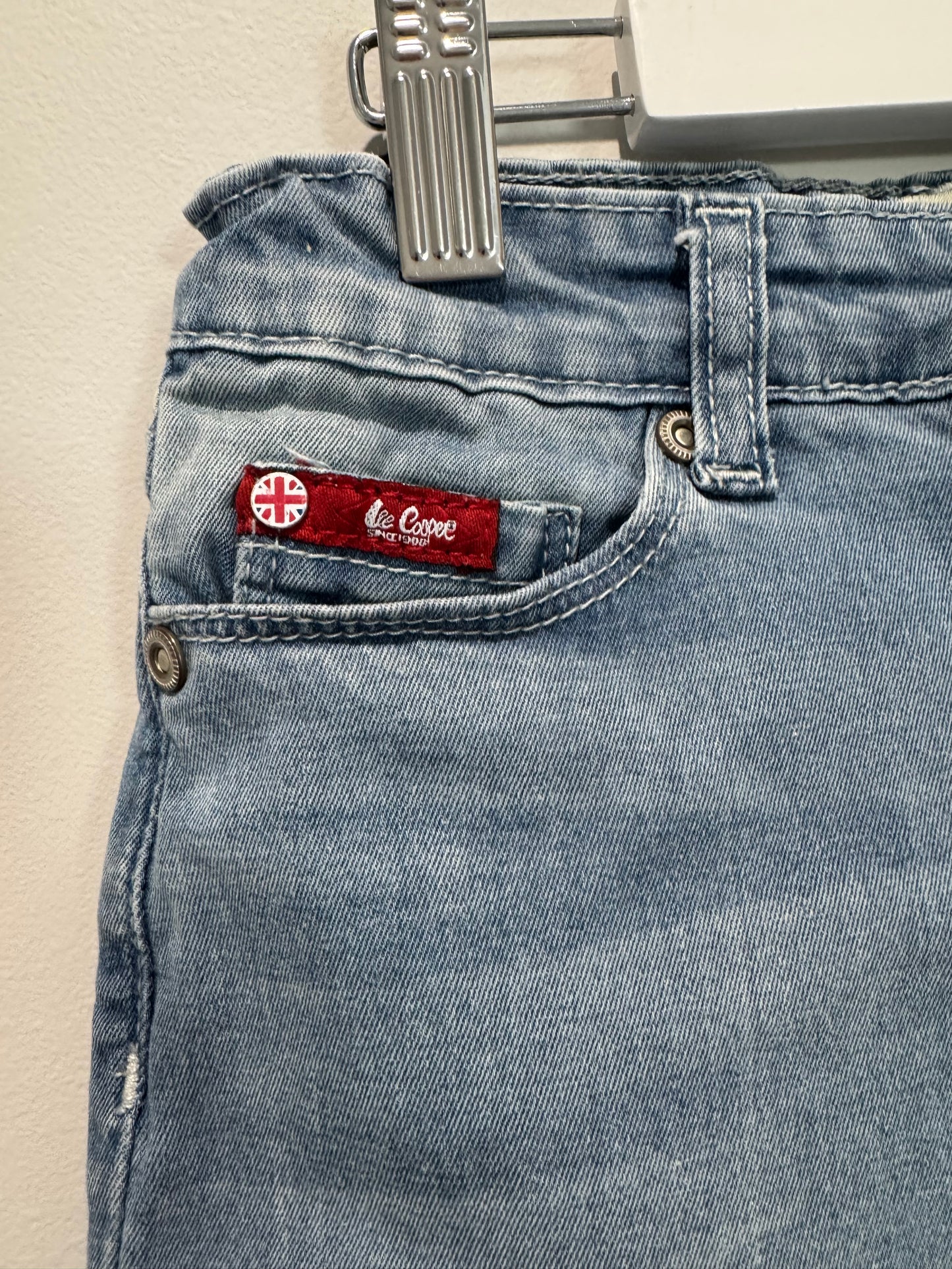 Lee Cooper Girls Embroidered Denim Jeans - Size 6Y